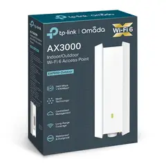 TP LINK - EAP 650 OUTDOOR Punto De Acceso Inalámbrico Tplink Eap650-outdoor Wifi 6 De Color Blanco