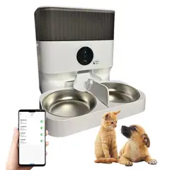 GENERICO - Comedero Automático Wifi Mascotas Alimentación Programable