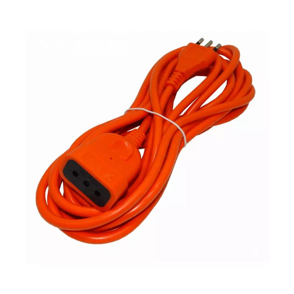 MACROTEL - Alargador Extension De Corriente 10Mts 10A Naranja
