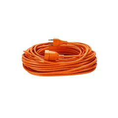 MACROTEL - Alargador Extension De Corriente 20Mts 10A Naranja