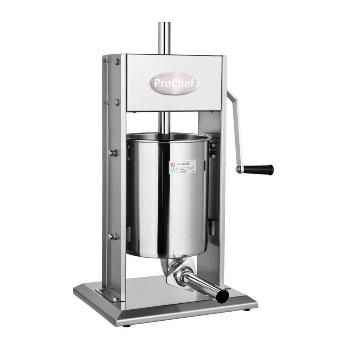 PROCHEF - Embutidora Manual Vertical 3 Litros Acero Inox.
