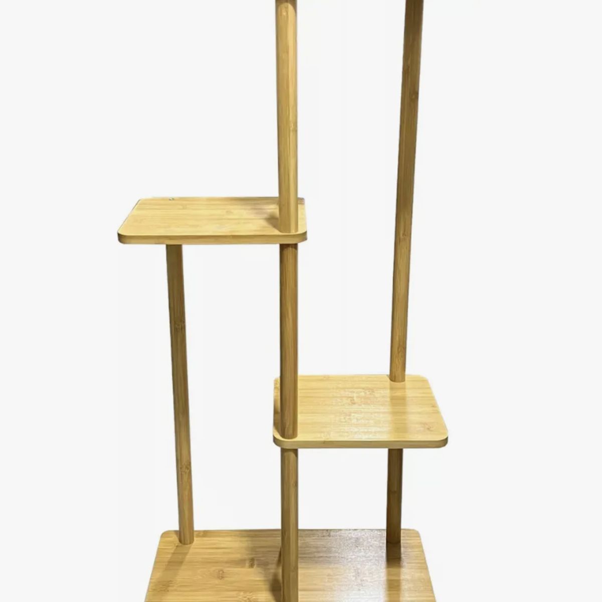 OKAY - Soporte Para Plantas De Bambú, Interior O Exterior 4 Niveles