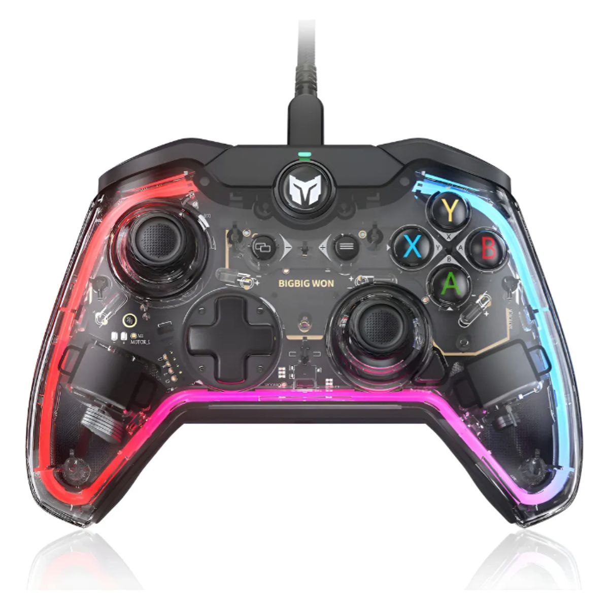 GENERICO - Joystick Mando Bigbig Won Rainbow S Para Pc W1011 Nintendo Transparente