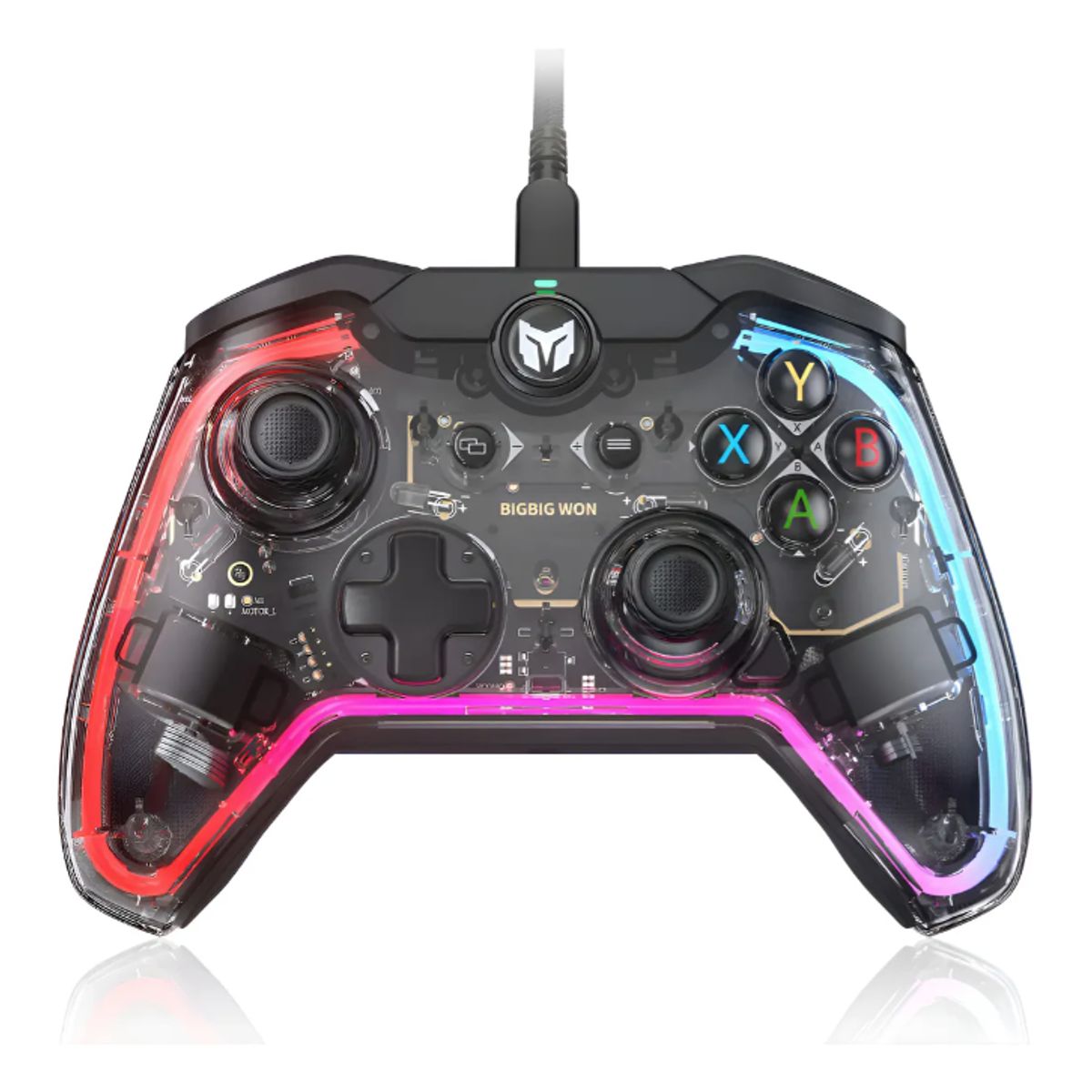 GENERICO - Joystick Mando Bigbig Won Rainbow S Para Pc W1011 Nintendo Transparente