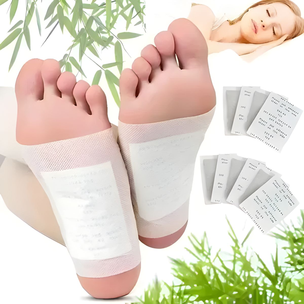 BELIDASHOP - Pack 10 Parches Desintoxicante Para Pies Elimina Toxinas
