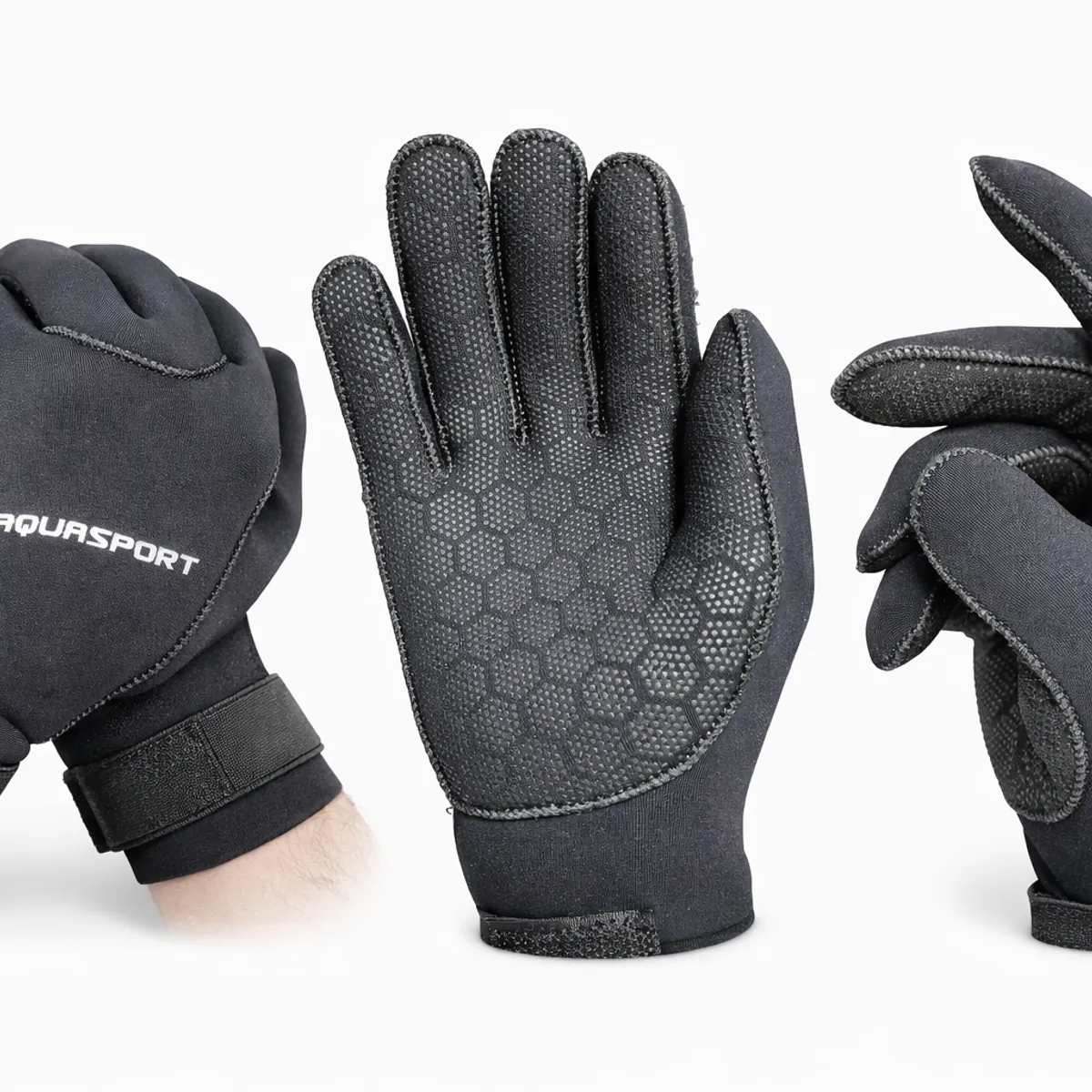AQUASPORT - Guantes Neopreno Aquasport Flex 3mm Talla XL