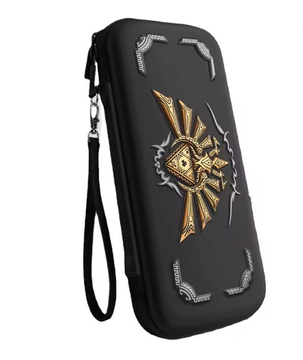 GENERICO Estuche Rígido Para Nintendo Switch liteoled Zelda Negro