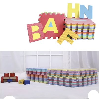 Imagen 2 del producto Set 10 Alfombra Goma Eva Bebes 30x30cm, Letras Color Variado