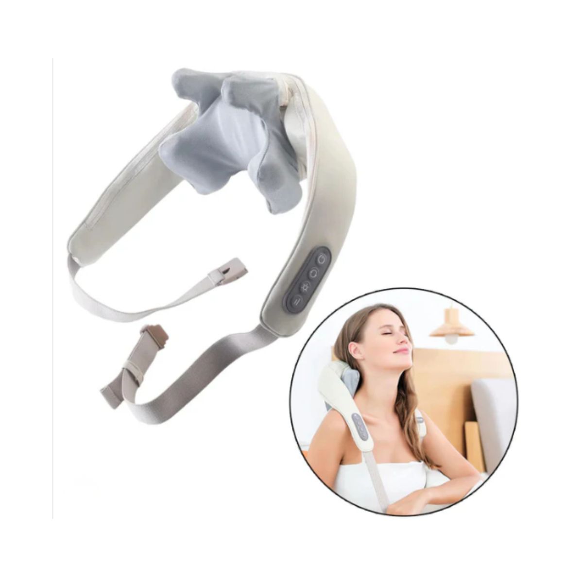Masajeador Profesional Hombros Cuello Espalda Inalámbrico, marca GENERICO - Foto 2