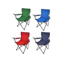 GENERICO - Pack x2 Silla Plegable Y Portátil Para Campamento Playa