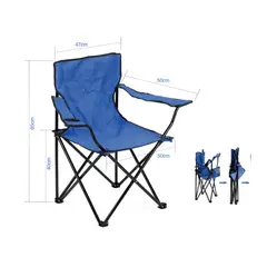 GENERICO - Pack x4 Silla Plegable Y Portátil Para Campamento Playa