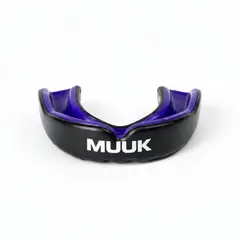 MUUK - PROTECTOR BUCAL DE SILICONA SIMPLE ADULTO NEGROPURPURA