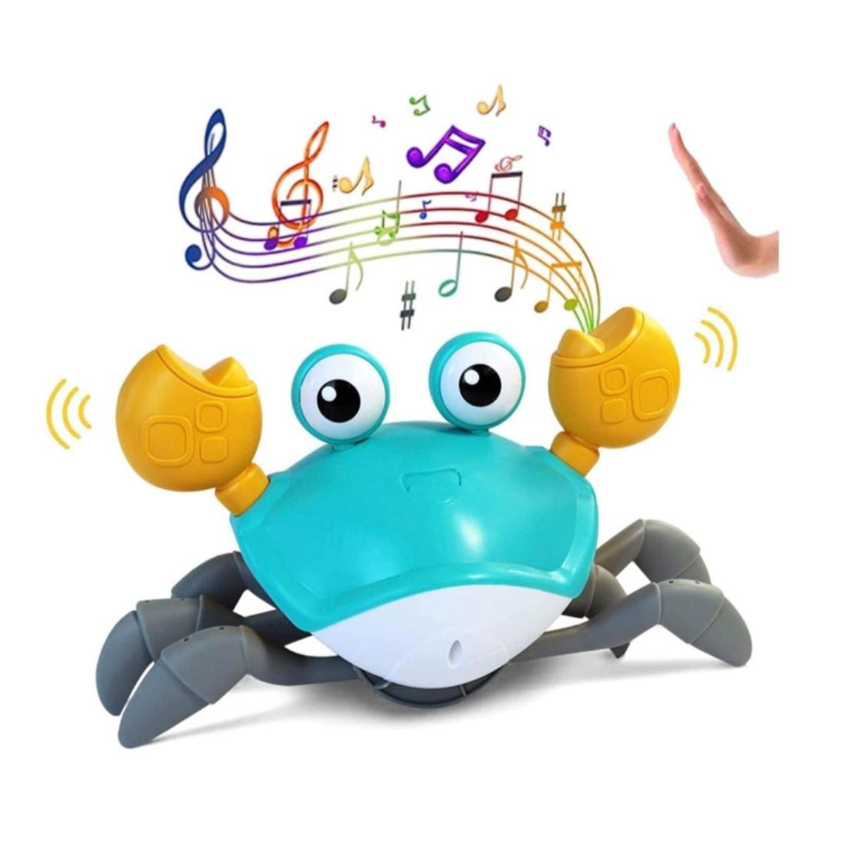 GENERICO - Cangrejo Musical luces juguete sensorial para bebes con sensor