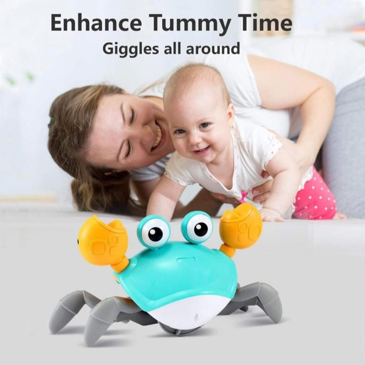 GENERICO - Cangrejo Musical luces juguete sensorial para bebes con sensor