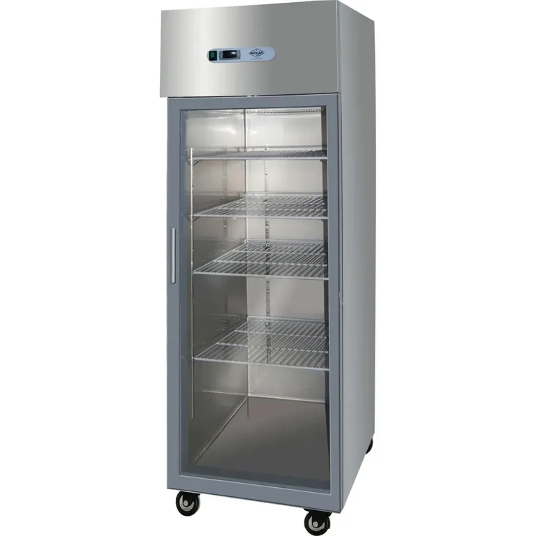 BOZZO Congelador Freezer Vertical 1 Puerta de Vidrio
