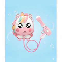 GENERICO - Pistola lanza agua mochila unicornio