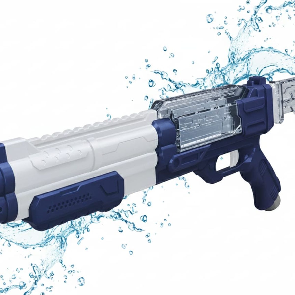 GENERICO - PISTOLA BLASTER LANZA AGUA ELECTRICA AUTOMATICA RECARGABLE 65 CM