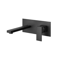 GENERICO - Monomando De Muro - Gris Rectangular