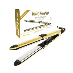 BABYLISS PRO - Plancha Optima 3000 Gold Alisadora Rizadora 32mm