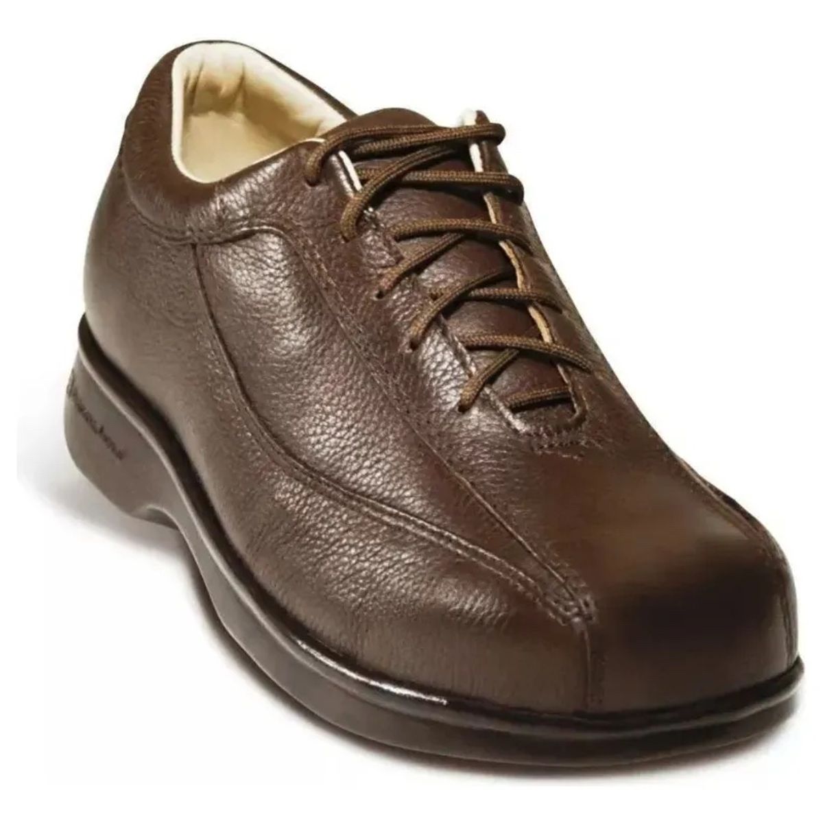 SANNABEM - Zapato Diabetico Con Cordón Marrón - N 38
