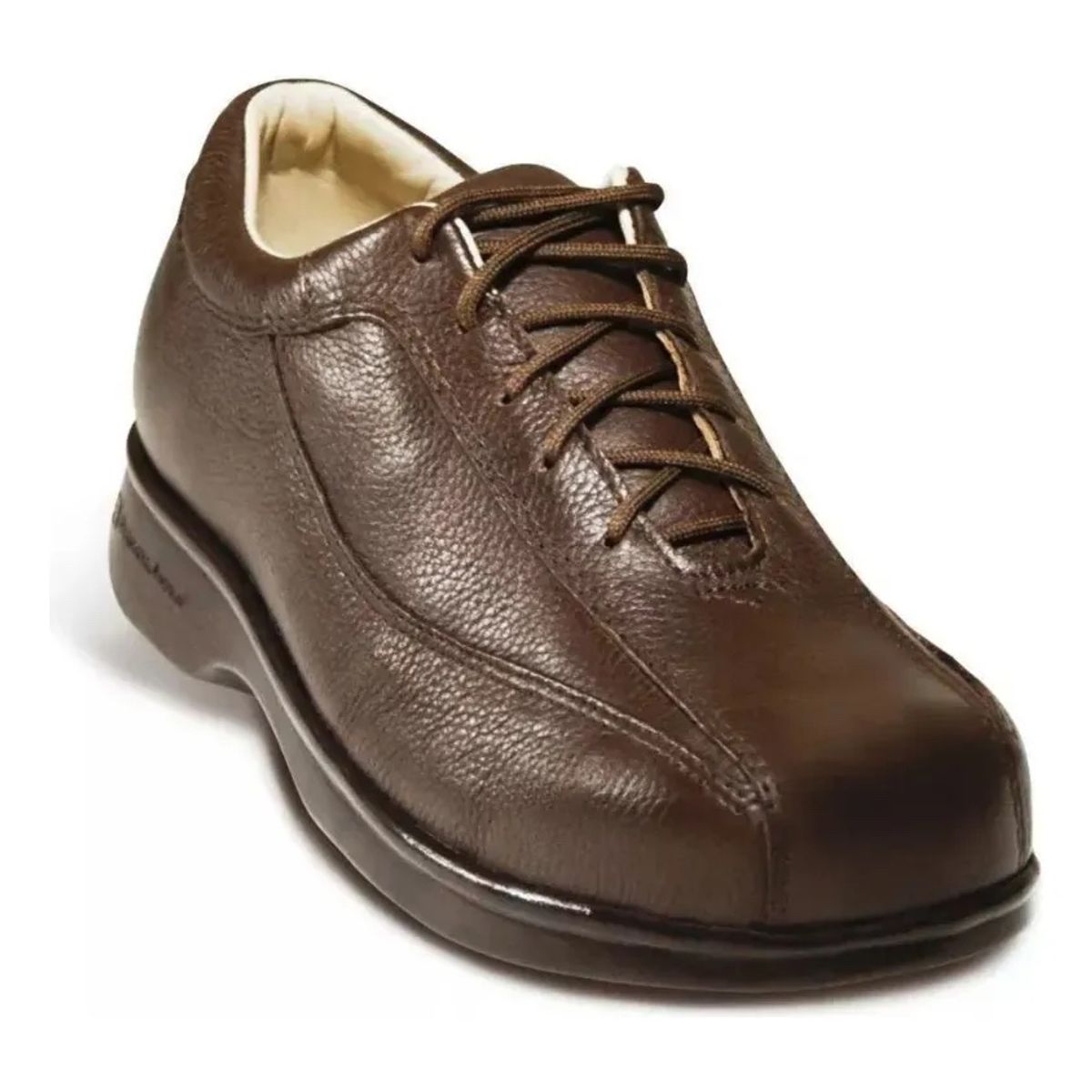 SANNABEM - Zapato Diabetico Con Cordón Marrón - N 38