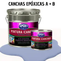 EPOXY - PINTURA EPOXICA A+B CANCHAS DEPORTIVAS - KIT TINETA 4G MORADO MODERADO