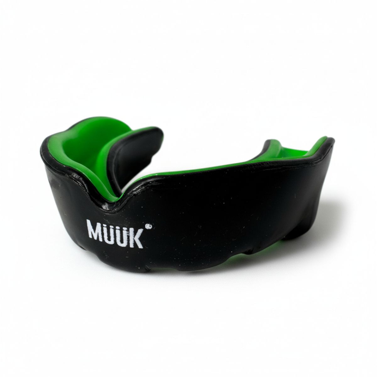 MUUK - PROTECTOR BUCAL DE SILICONA MUUK SIMPLE ADULTO NEGROVERDE