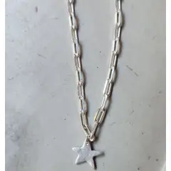 JOYAS VALDES GARCIA - Pulsera eslabones con estrella