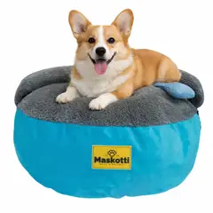 GENERICO - Cama con manta 65x20 Para Mascotas Turquesa