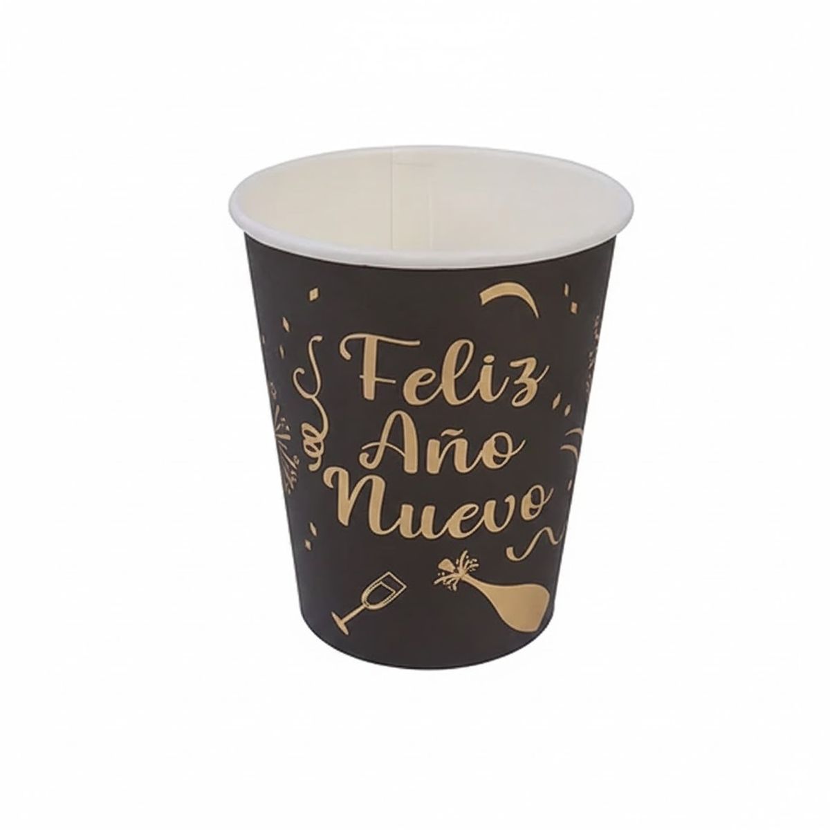 GENERICO - Vasos De Carton Feliz Año Nuevo 250ml 6pcs