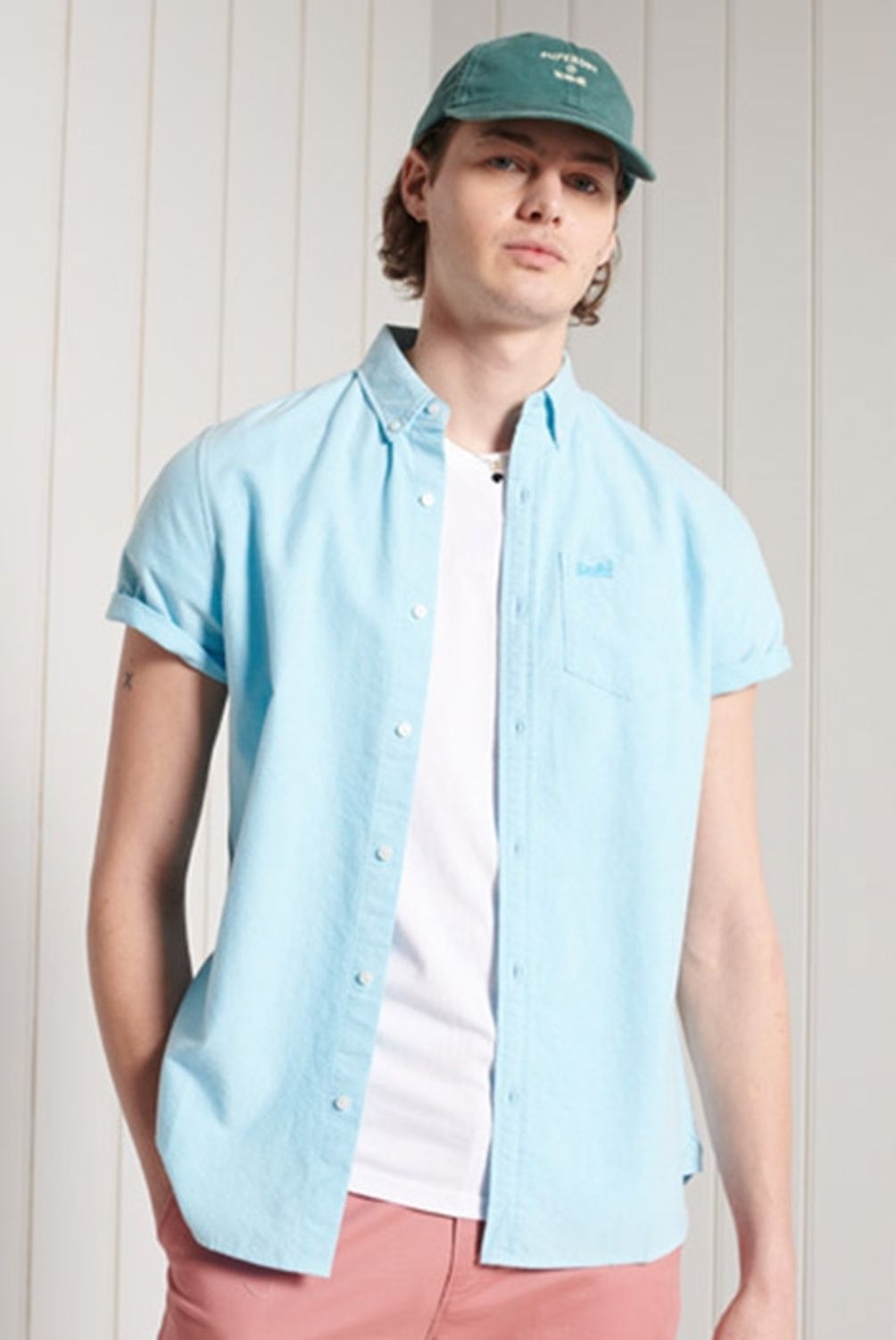 SUPERDRY - Camisa Oxford University Hombre