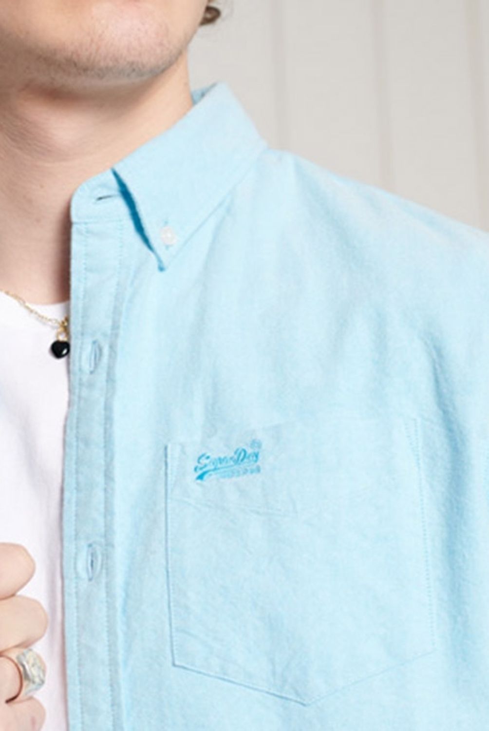 SUPERDRY - Camisa Oxford University Hombre
