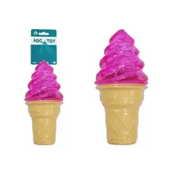 GENERICO - Juguete en forma de helado para mascotas Color Rosa