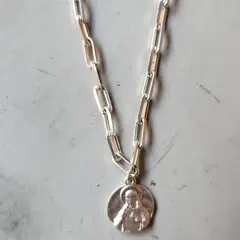 JOYAS VALDES GARCIA - Pulsera eslabones con medalla Sagrado Corazon