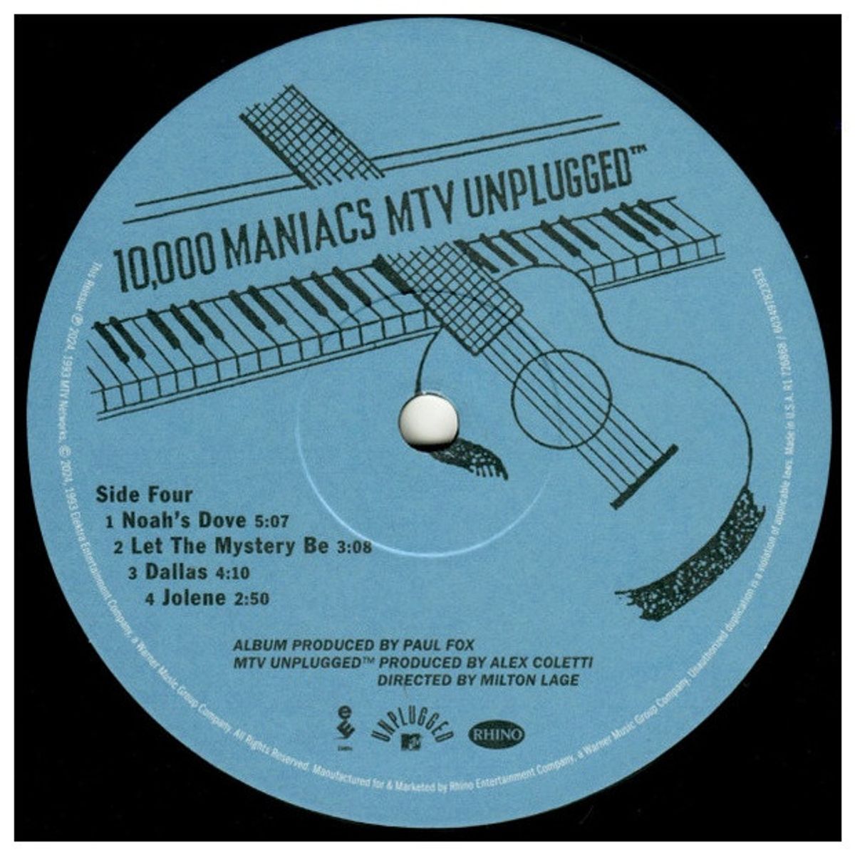 HITWAY MUSIC - 10 000 MANIACS - MTV UNPLUGGED - VINILO