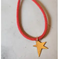 JOYAS VALDES GARCIA - Pulsera tejida de hilo con estrella