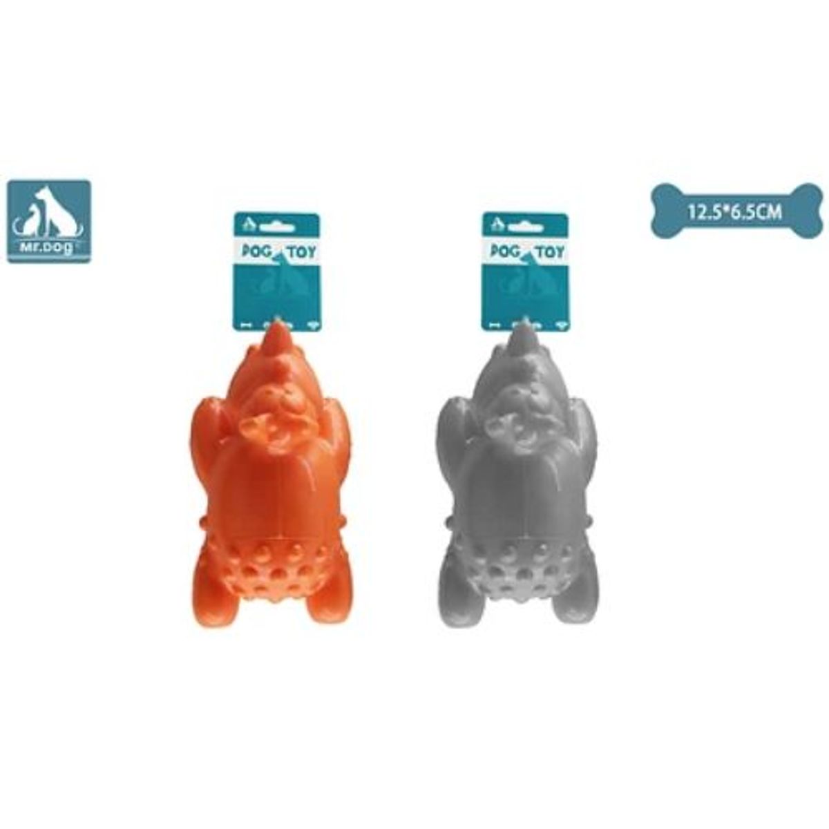 GENERICO - Juguete de rinoceronte para perro 12565cm color aleatorio