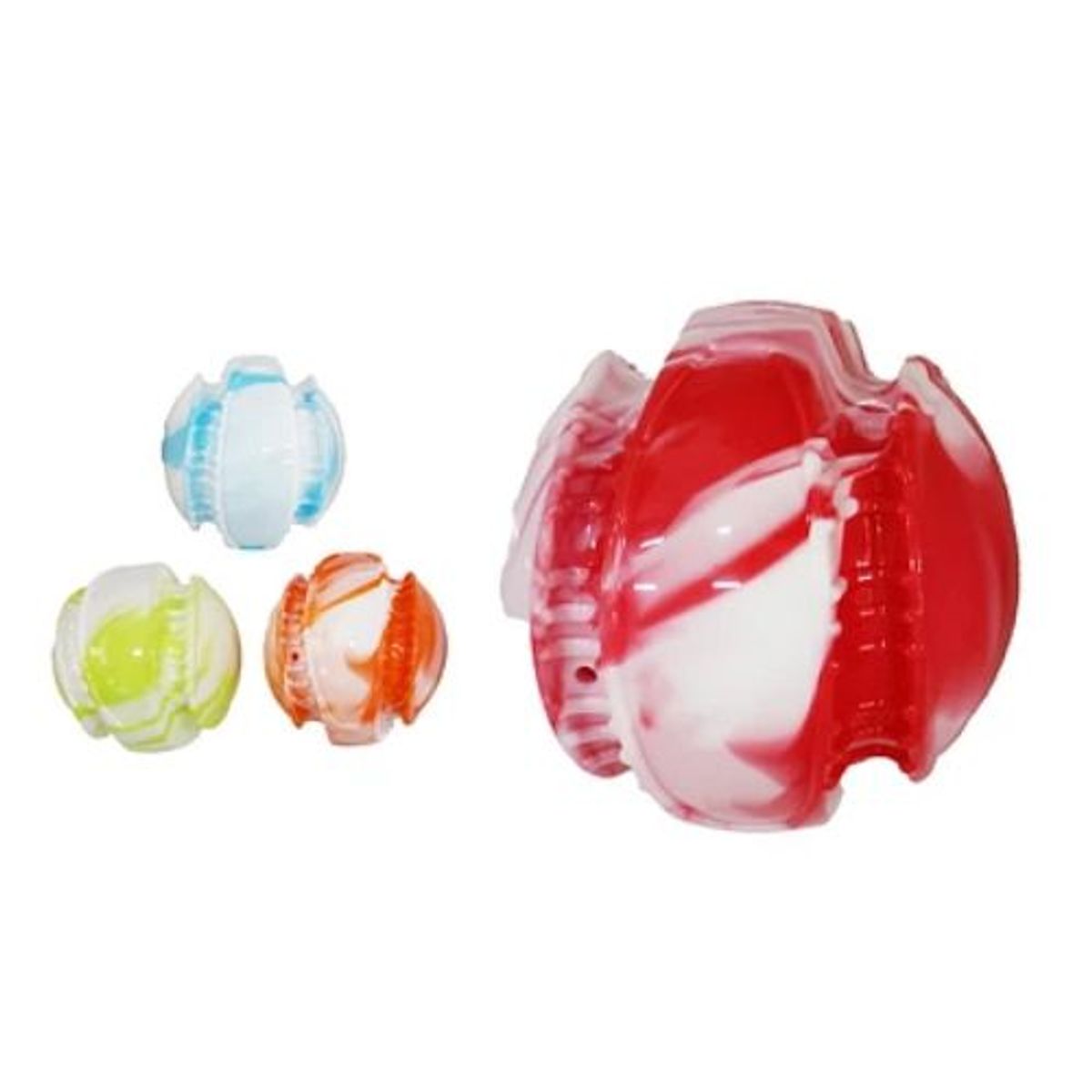 GENERICO - Juguete pelota TPR con sonido 9cm Color Aleatorio