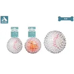 GENERICO - Juguete de pelota con púas para perro 9cm color aleatorio
