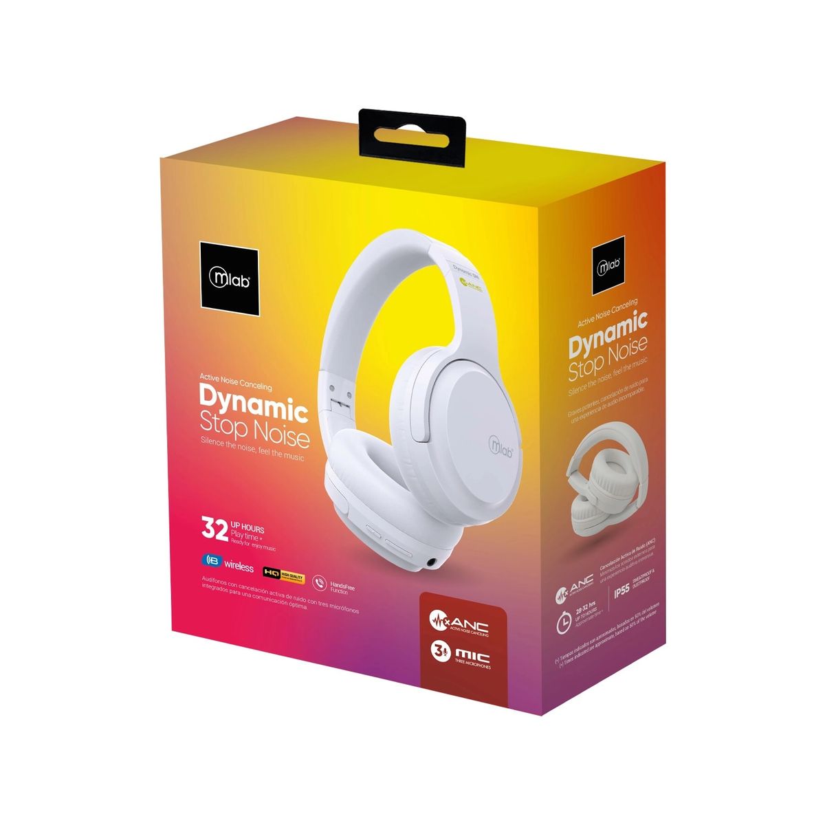 MLAB - Audífonos Inalámbrico Bluetooth Cancelación De Ruido Mlab