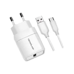 TECNOLAB - Cargador de Pared 12W + Cable USB a USB-C TL043W