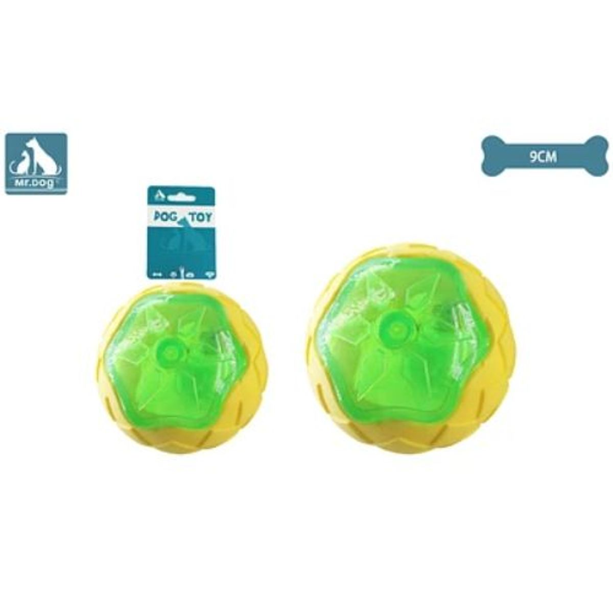 GENERICO - Juguete de pelota para perro 9cm