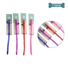 GENERICO - Collar PU para gato Color Aleatorio 10cm30cm