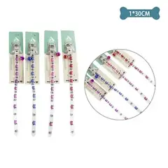 GENERICO - Collar fluorescente para tus gato Color Aleatorio 10cm30cm