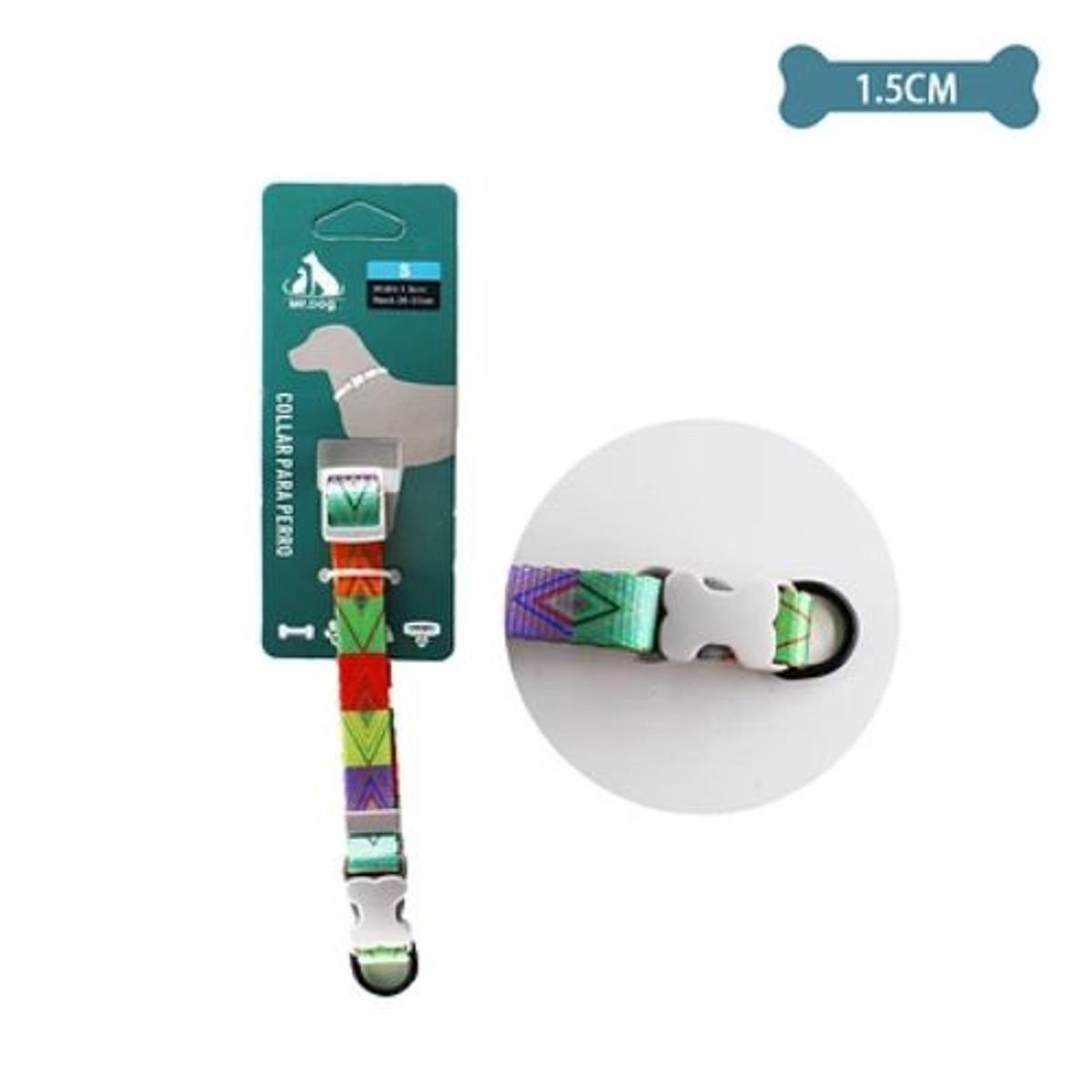 GENERICO - Collar para mascota 15cm