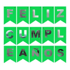 GENERICO - BANNER FC FLUOR VERDE X1 UNI