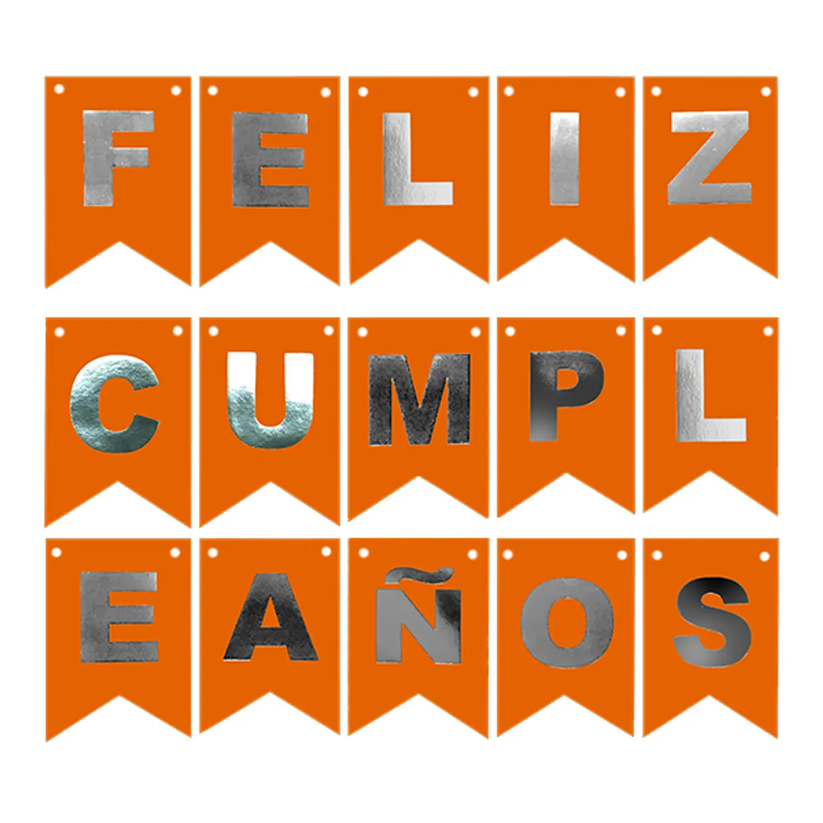 GENERICO - BANNER FC FLUOR NARANJO X1 UNI