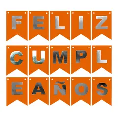 GENERICO - BANNER FC FLUOR NARANJO X1 UNI