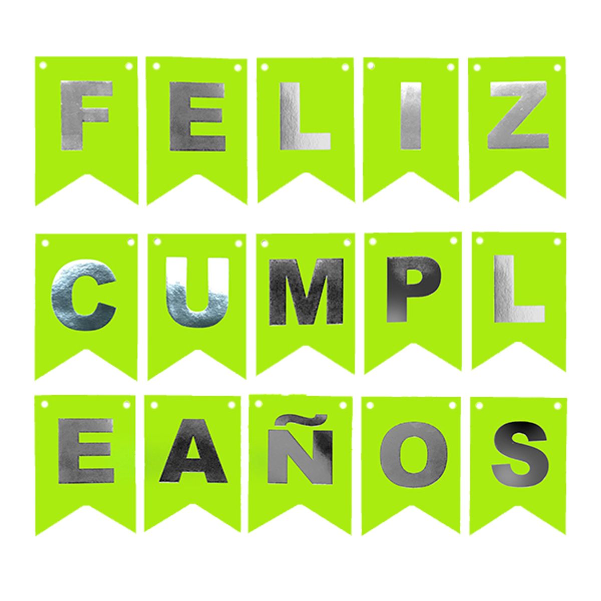 GENERICO - BANNER FC FLUOR AMARILLO X1 UNI