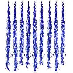 GENERICO - DECO COLGANTE CREPE 10 PCS AZUL X1 UNI